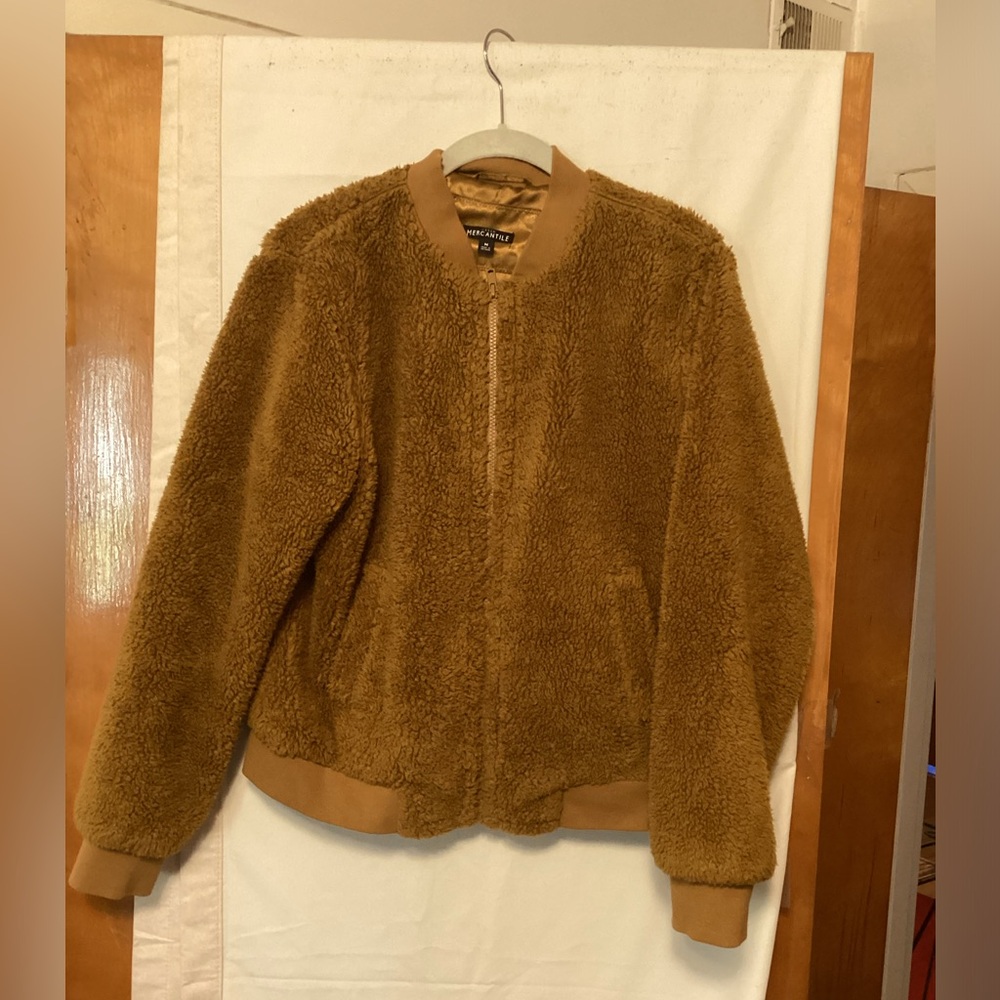 - J.CREW MERCHANTILE SHERPA JACKET SZ M # WINTER # WEATHER PROTECTOR